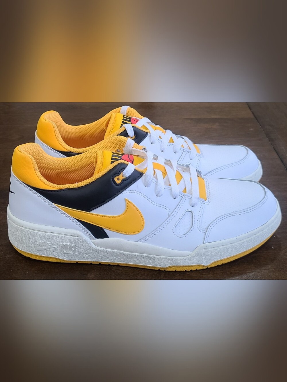 Nike Full Force Low "White University Gold" (Style Code: FB1362-103) Men's